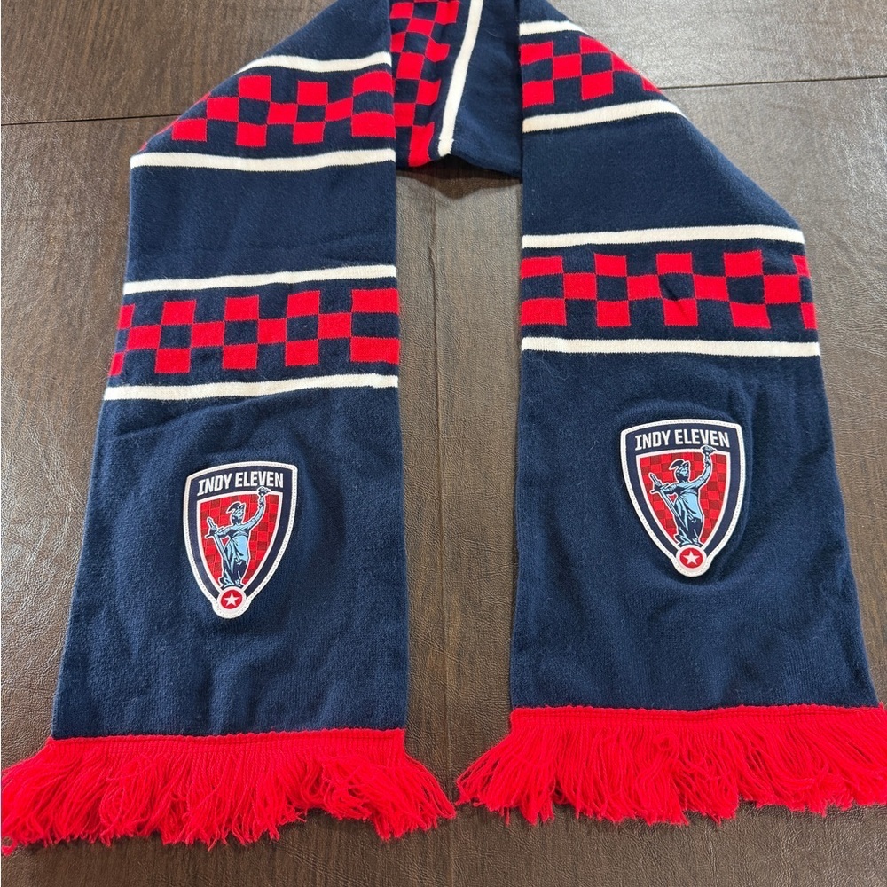 Indy Eleven Soccer Scarf - Navy & Red